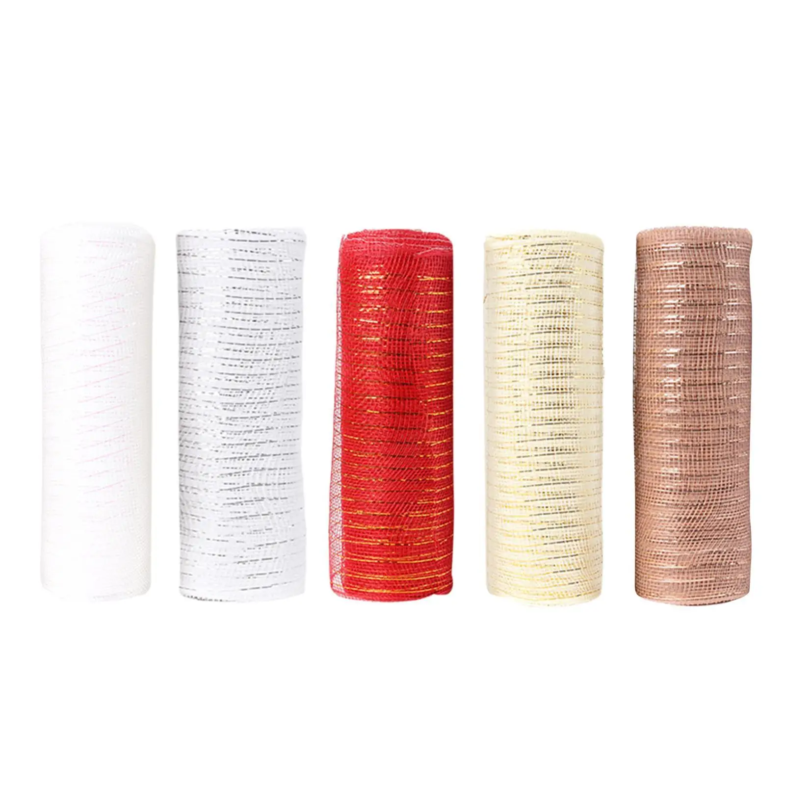 홈 데코레이션 메쉬 리본 롤, 창의적인 크리스마스 리본, 센터피스 부케 포장, 홈 플라워 만들기, 휴일, 10 야드