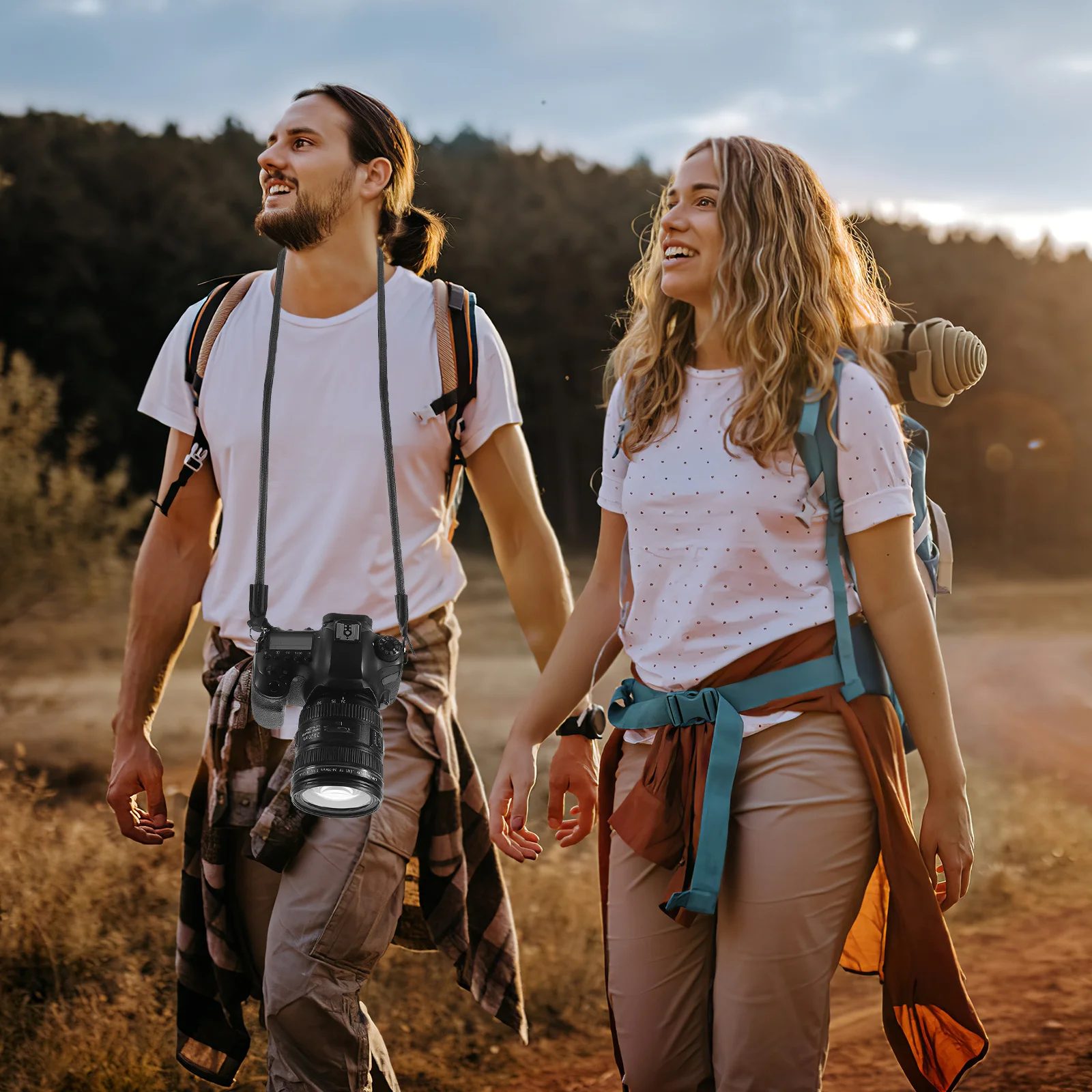 

Dslr Camera Strap Soft Comfortable Adjustable Shoulder Neck Lanyard For Photographers Crossbody Strap For Women Men