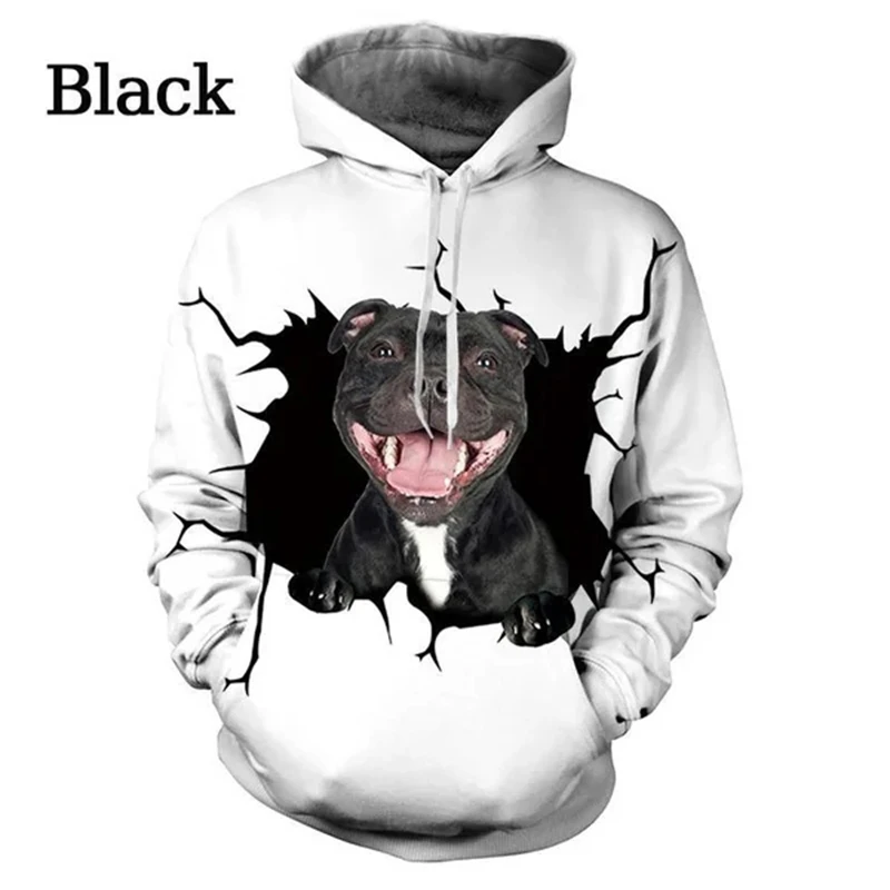 American Bully Happy Holiday 3D Printed Hoodies Unisex Pullovers Funny Dog Pattern Hoodie Casual Street Tracksuit Clothing Tops