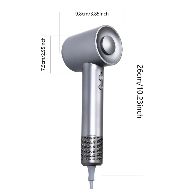 스마트 Lonic 안전 헤어 드라이어, 고속 브러시리스 모터, 저소음, 일정한 온도, 빠른 건조, 여성 가정 여행, 신제품