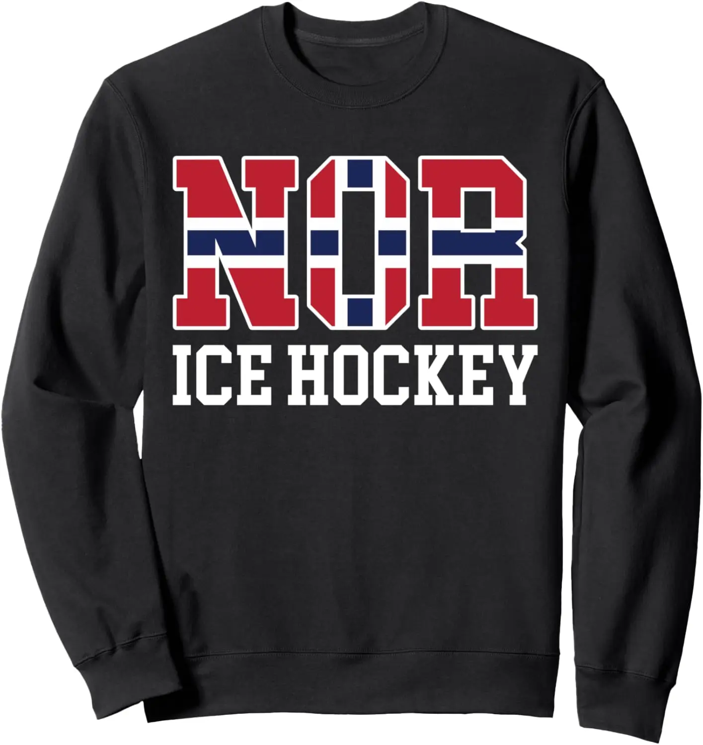 Norway Flag Hockey Player - Norwegian NOR Ice Hockey Sweatshirt