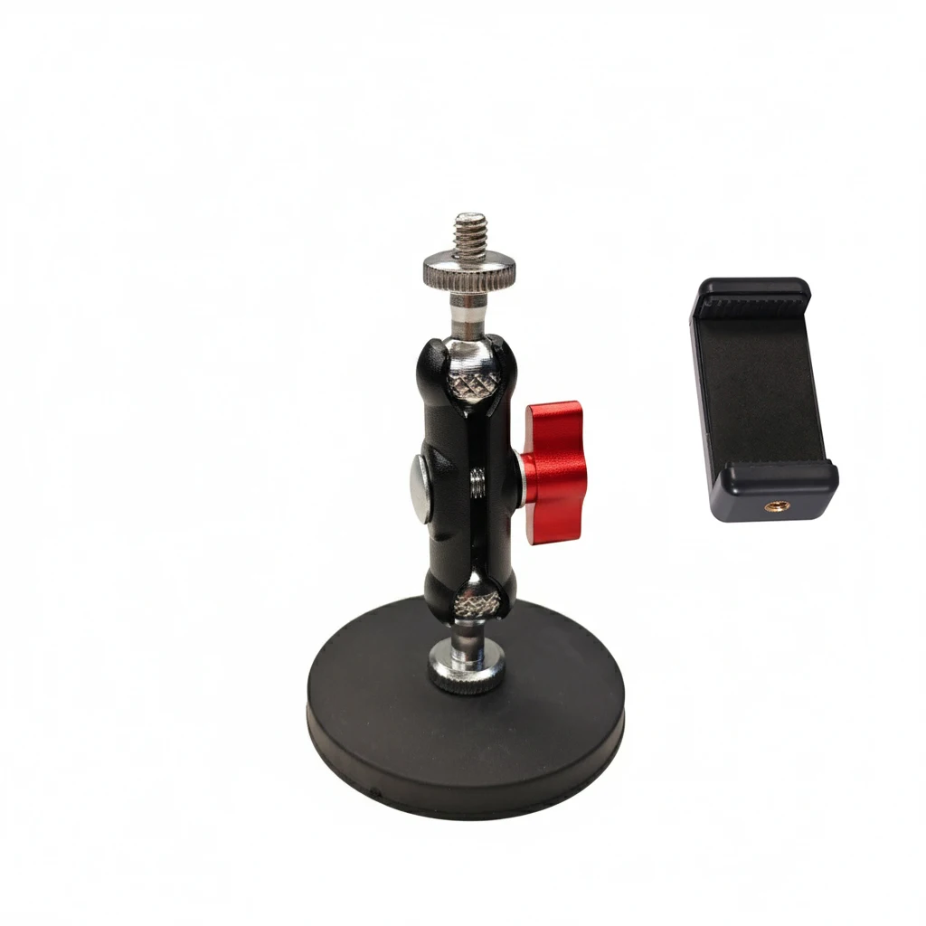 Magnetyczny uchwyt na telefon do siłowni, statyw, mocny uchwyt na smartfon z silnymi magnesami do iPhone'a, Samsunga, Xiaomi, do nagrywania. — zdjęcie produktu 6