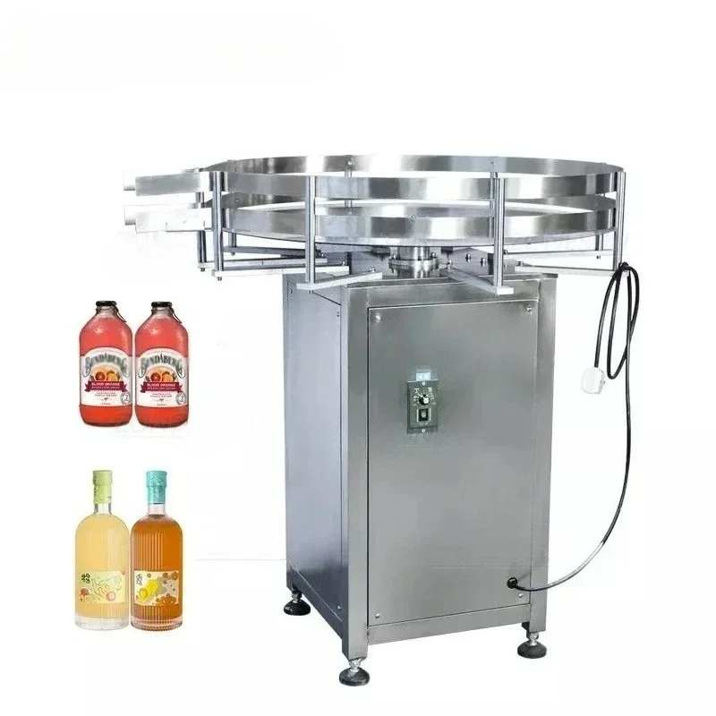

ZS-SP1000Z Automatic Rotary Round Bottle Collecting Sorting Turntable Machin Filling Capping Labeling Machine