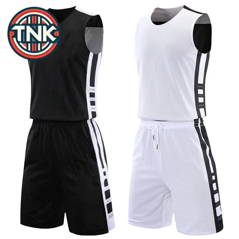 

Men/ Women Double-Side Basketball Jerseys Suit,College Mens Reversible Basketball Uniforms Sport clothing