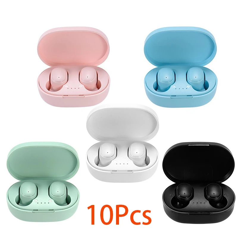 

10Pcs A6S Wireless Earphones True Wireless Earbuds Bluetooth Earphone 5.0 Hi-Fi Stereo Voice Control Sport Headset