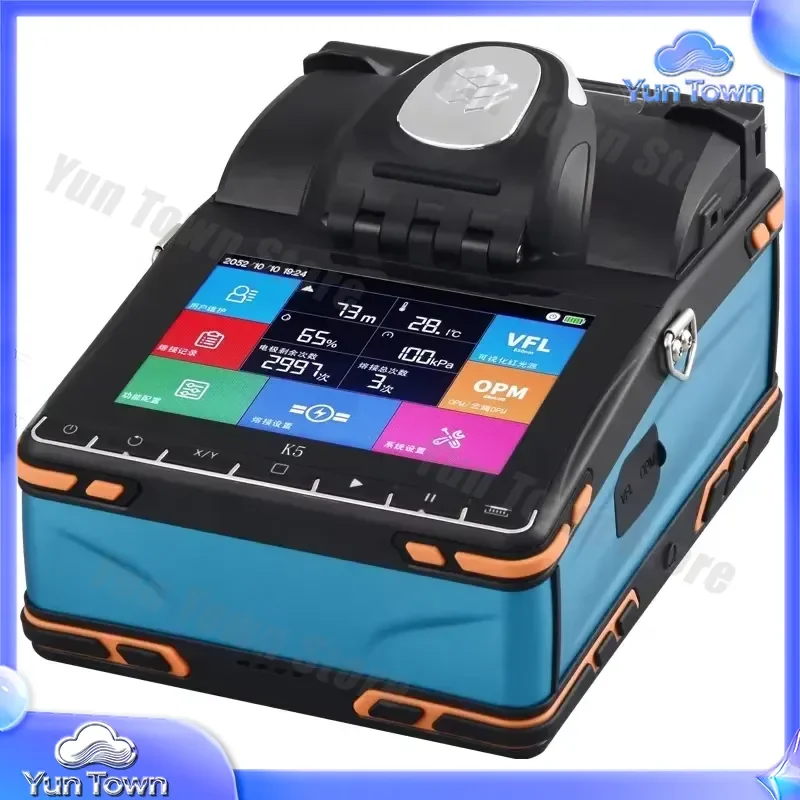 for OEM Automatic 6 Motor Fiber Optic Fusion Splicer Machine with Core Alignment VFL OPM Optical Fiber Technology for