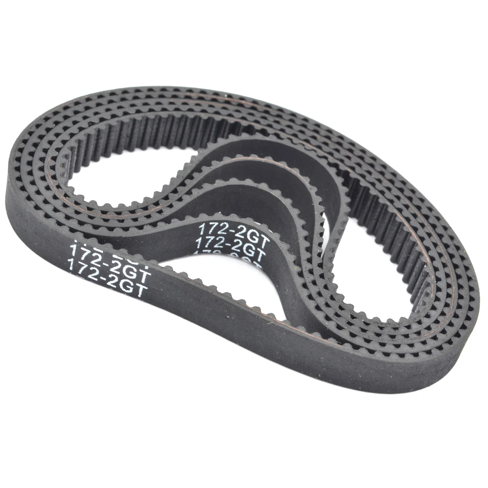 POWGE 2M 2GT Timing Belt Lp=170 172 174 176 178 180 182 184 186 188 190 192 194 196 198 200 202 204 206 208 Width 6/9mm Rubber