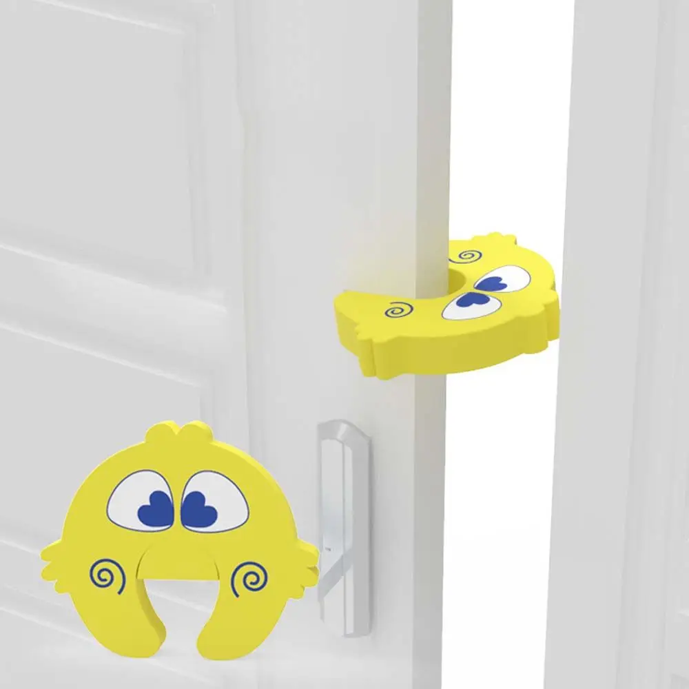 EVA C Shape Security Cabinet Locks Door Clip Kids Finger Safe Soft Foam Door Stopper Baby Safety Locks