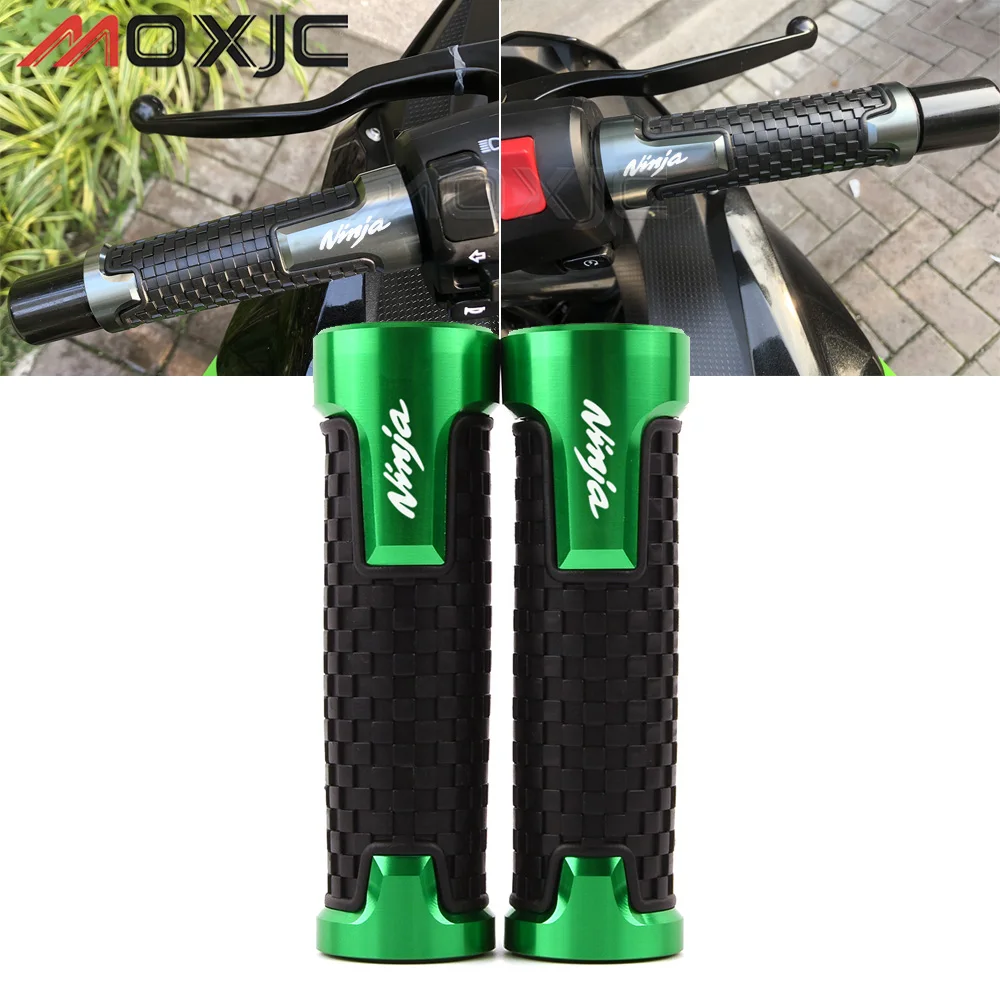 

7/8" 22mm Motorcycle Handlebars Grips Handle for KAWASAKI Ninja 400 1000/SX 650/R 300 250/SL 125 ZX25R ZX14R ZX10R ZX6R