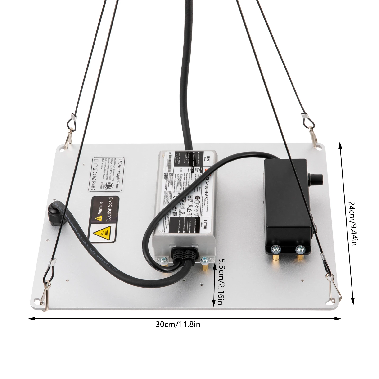 Luz LED de espectro completo para cultivo, lámpara similar al Sol para plantación en interiores, 110w/450w/600w, US