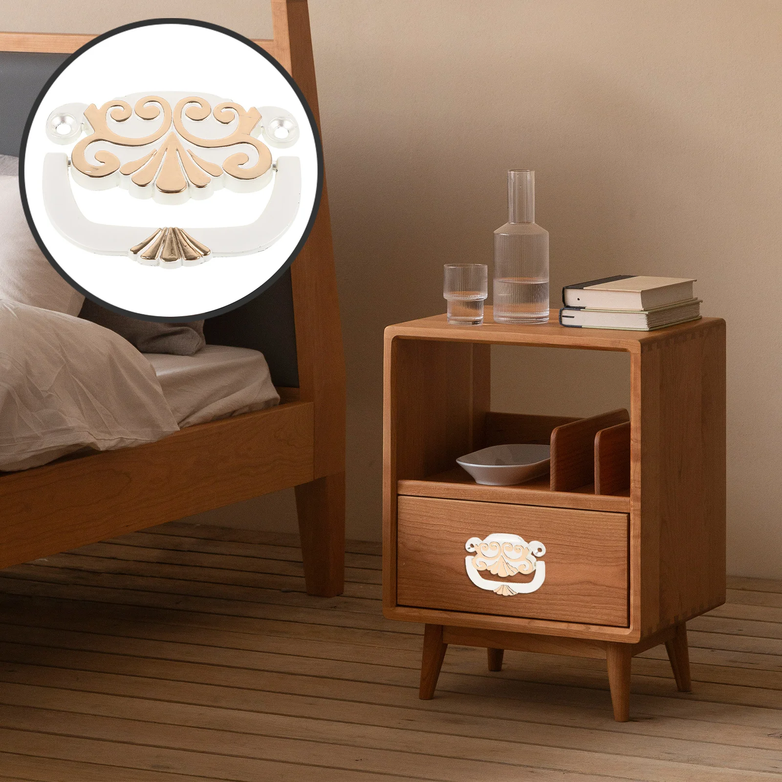 

Creative Zinc Alloy Cabinet Pulls Comfortable Touching for Dresser Drawer Wardrobe Furniture Decorative Knobs 120mm