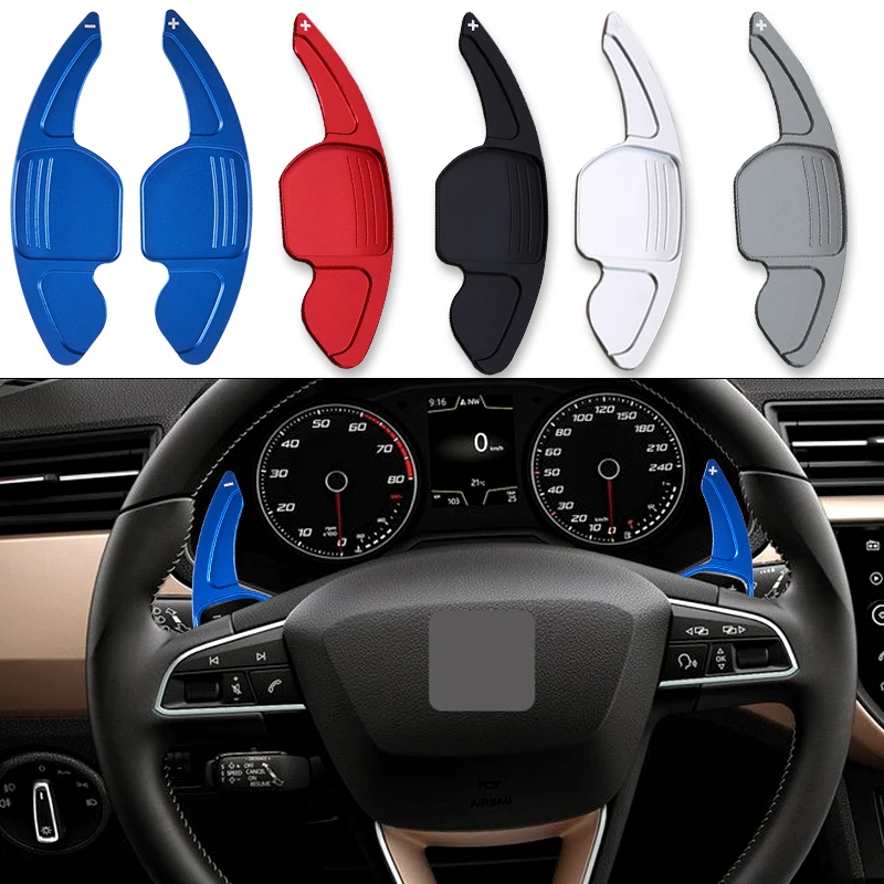 

Alloy Shifter Paddle For Seat Leon ST 5F FR 2013-2023Cupra Ateca Ibiza 6P Arona Tarraco Alhambra Car Steering Wheel Shift Paddle
