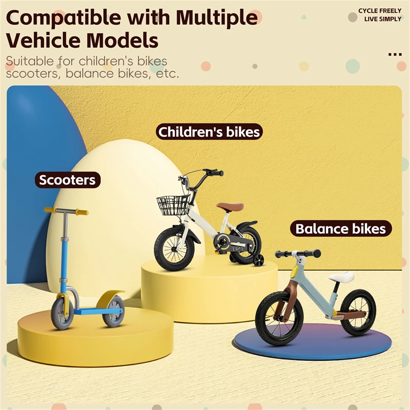WEST BIKING Children's Bike Grips TPR Anti-slip Shock Absorption Kids Bike Handlebar Cover 22.2mm Standard Diameter MTB Grips view 2