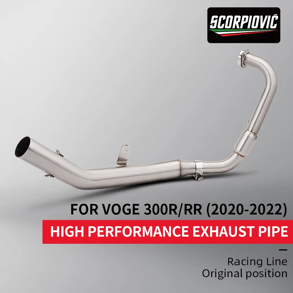 Exhaust System Is Suitable for VOGE 300R 300RR 2020-2022 Motorcycle Front and Rear Section Kit db Killer Slip On