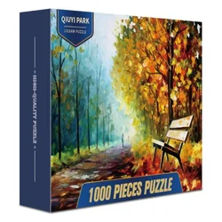 70*50cm Adult Paper Jigsaw Puzzle 1000PCS Autumn Park Adult Stress Relief Children Educational Entertainment Toys Christmas Gift