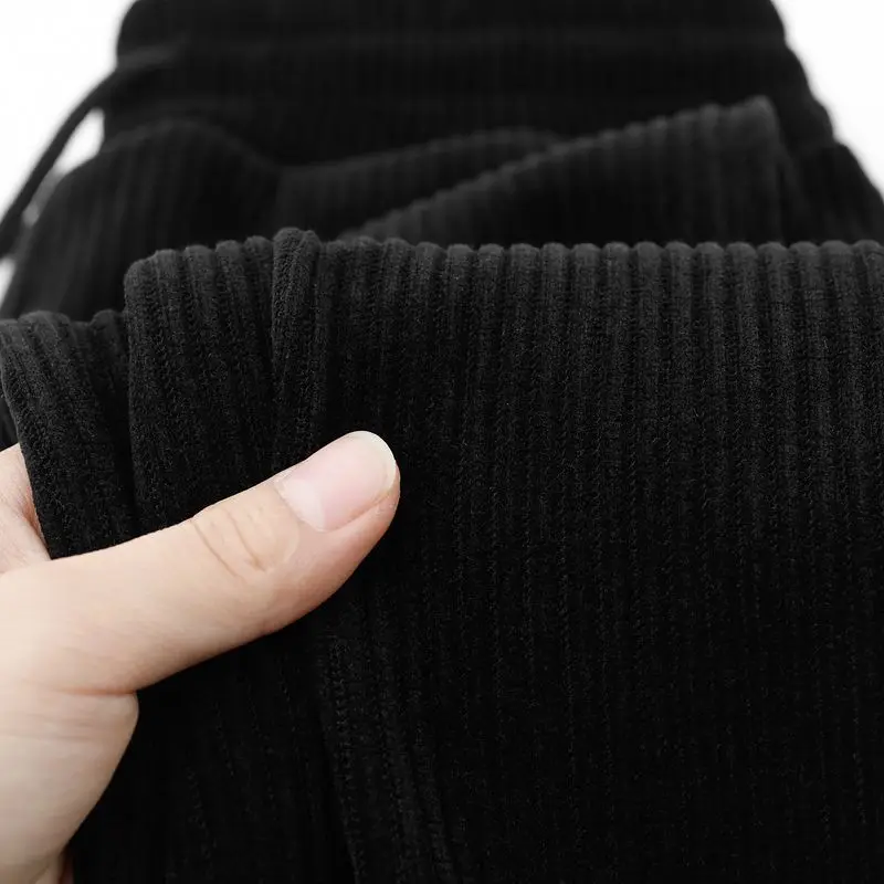 

Утепленные брюки унисекс из чистого хлопка для осени и зимы, повседневные спортивные, прямые, молодежные, трендовые