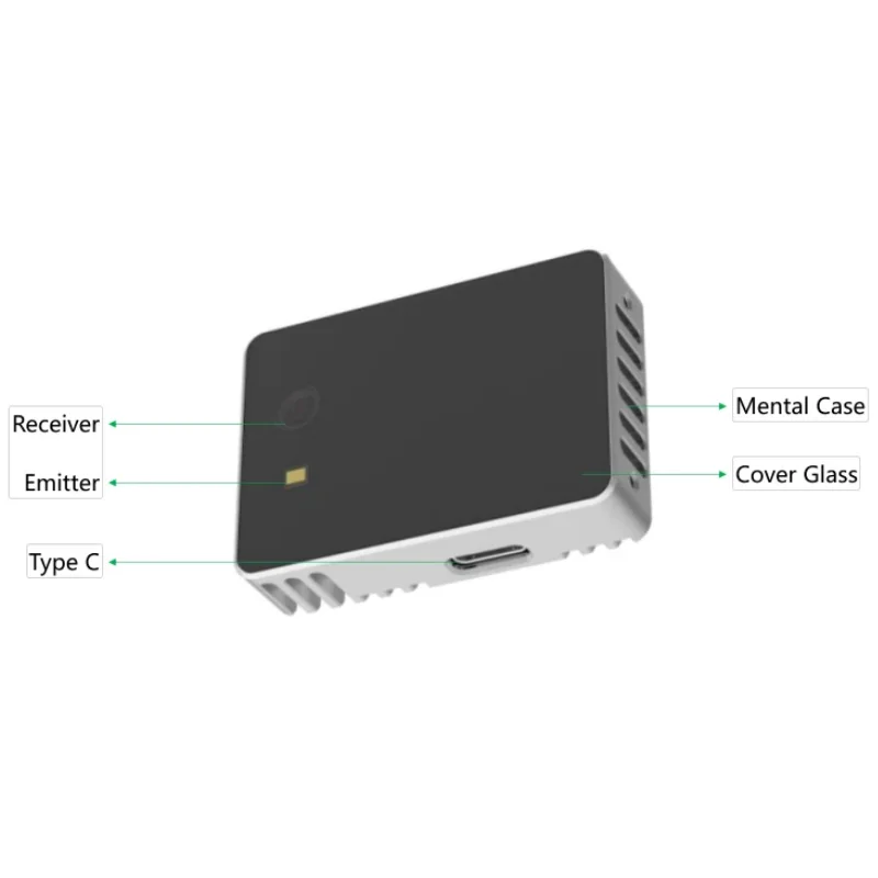 Yunshis LiDAR de estado sólido 3D de alta resolución con sensor óptico de imagen ToF para contar personas ( demostración)