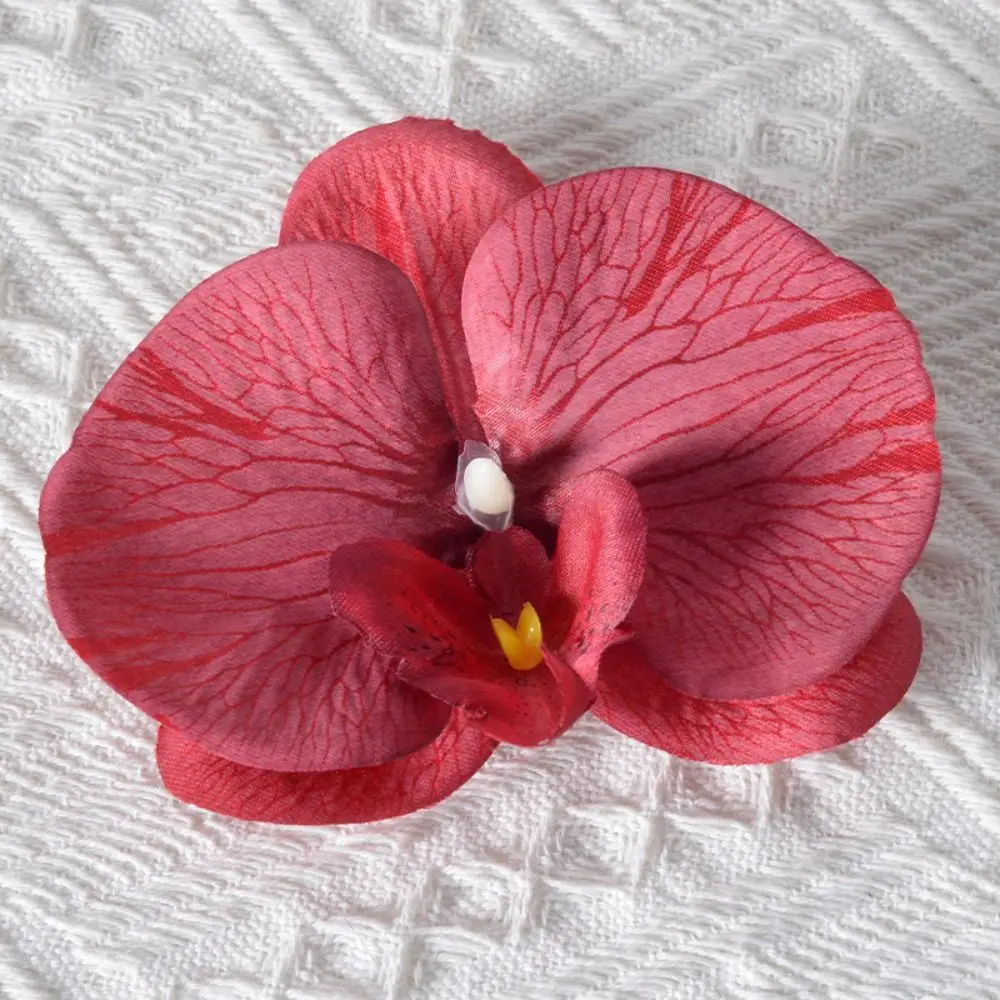 

DIY Jewelry Making Craft Simulated Flower Handmade Accessories Headdress Butterfly Orchid Flower Hairpin Decoration Gift