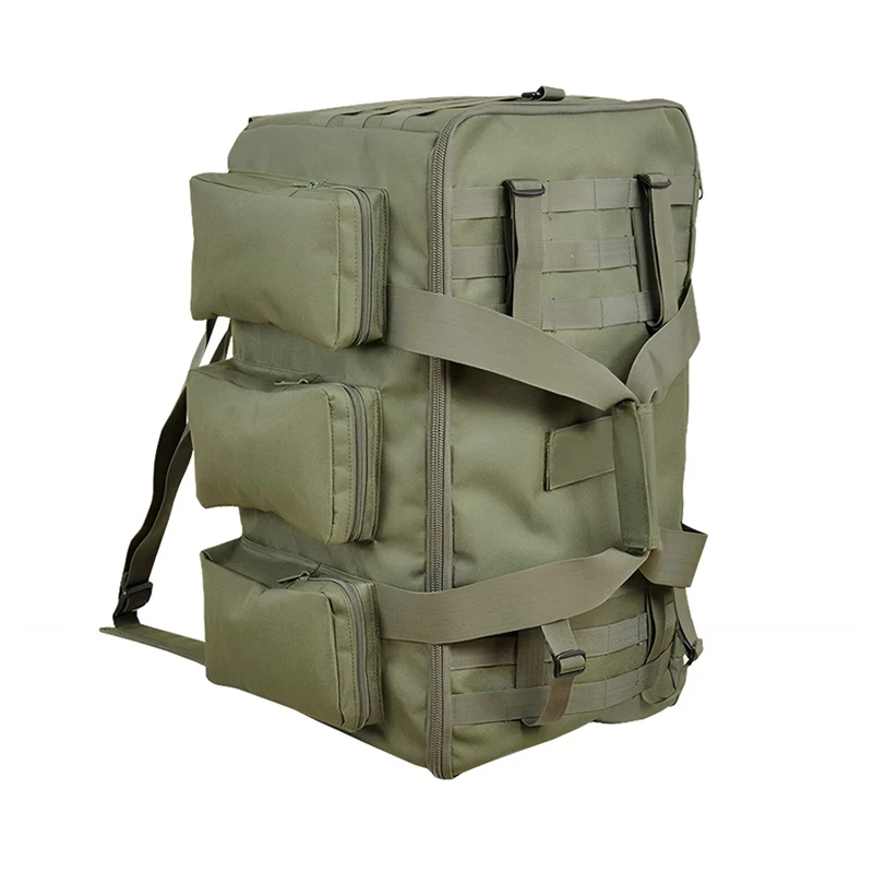 55L Tactical Duffle Bag 600D Nylon Waterproof Multi-Purpose Travel Gym Bag For Men Women Outdoor Hiking