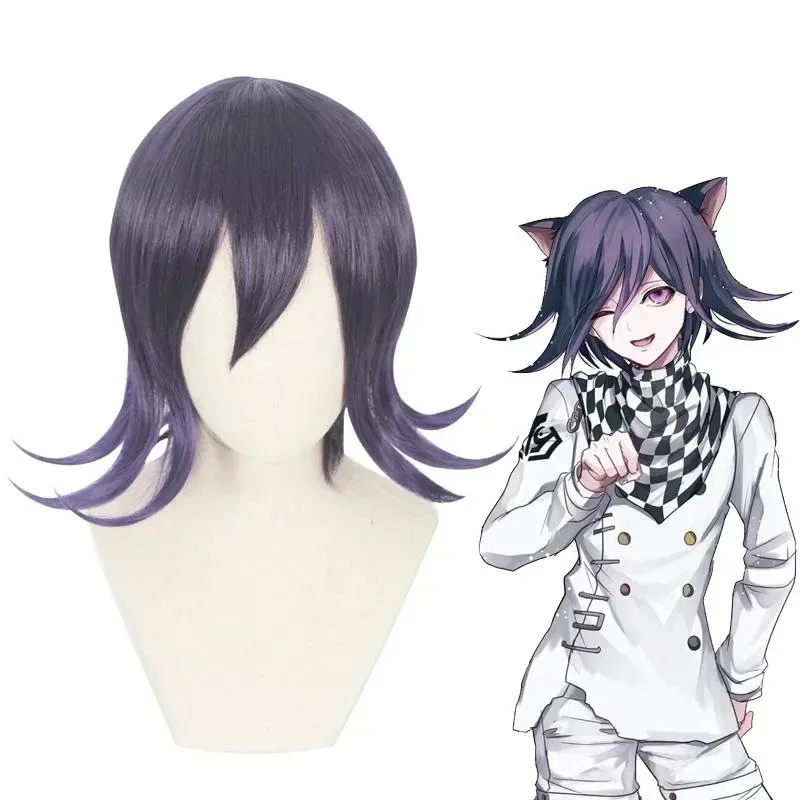CyKokichi Oma Cosplay Danganronpa V3 Cos disfraz uniformes blancos capa conjunto completo Halloween carnaval fiesta ropa