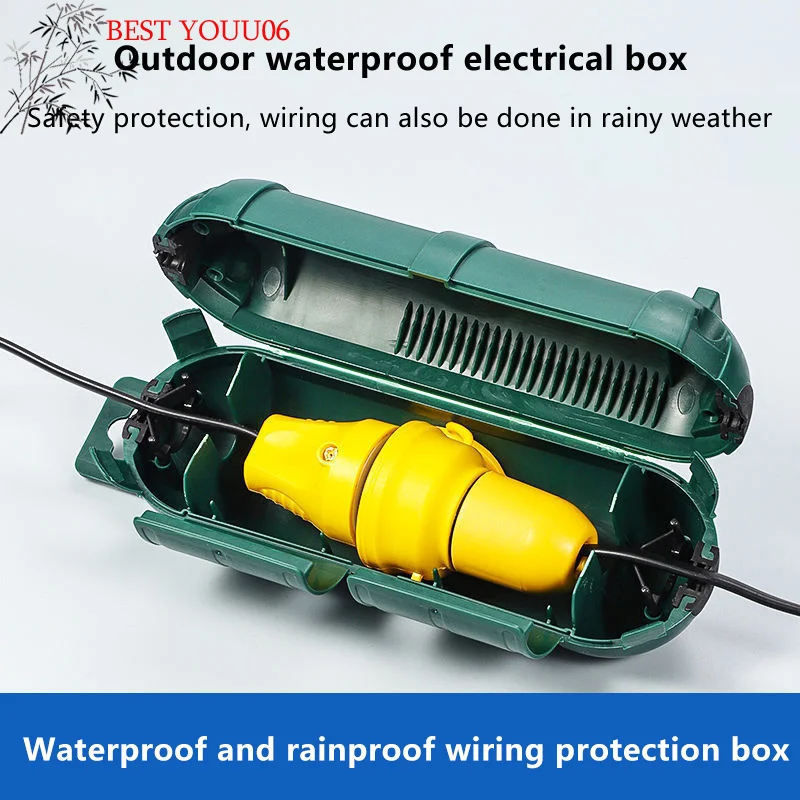 (YOUU06) غطاء أمان لسلك التوصي - مراجعة Extension Cord Outdoor وسعره