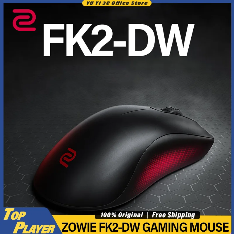 ZOWIE GEAR FK2-DW Wireless Gaming Mouse 2.4G Wireless PAW3950 8K Dongle Transmission Base Station Specially Tuned for E-Sports