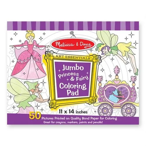 Melissa & Doug Giant Coloring Book-Princess & Fairy