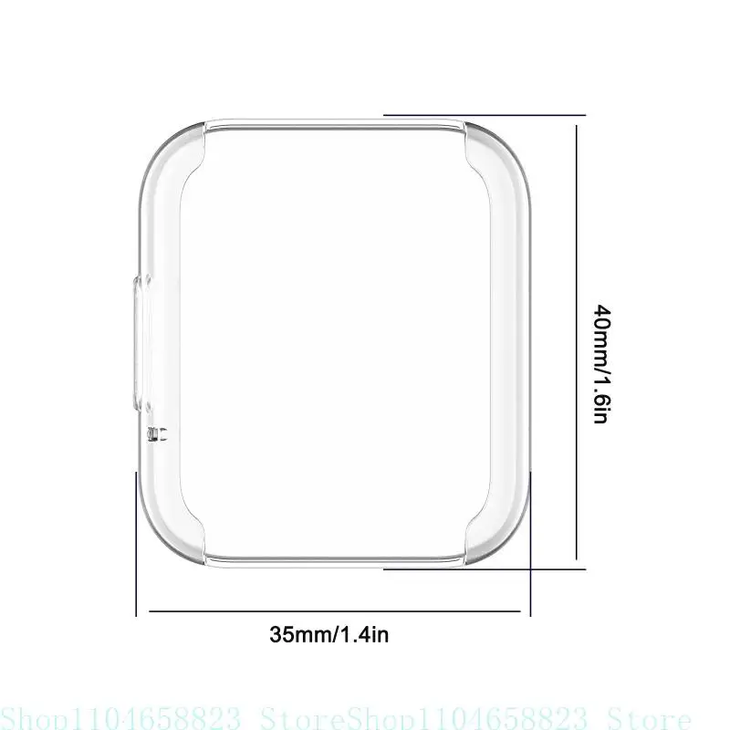 Redmi watch 2/Horloge2 Smartwatch 프레임과 호환 가능 쉘 초박형 커버 스크린 Prote에 대한 내마모성 보호