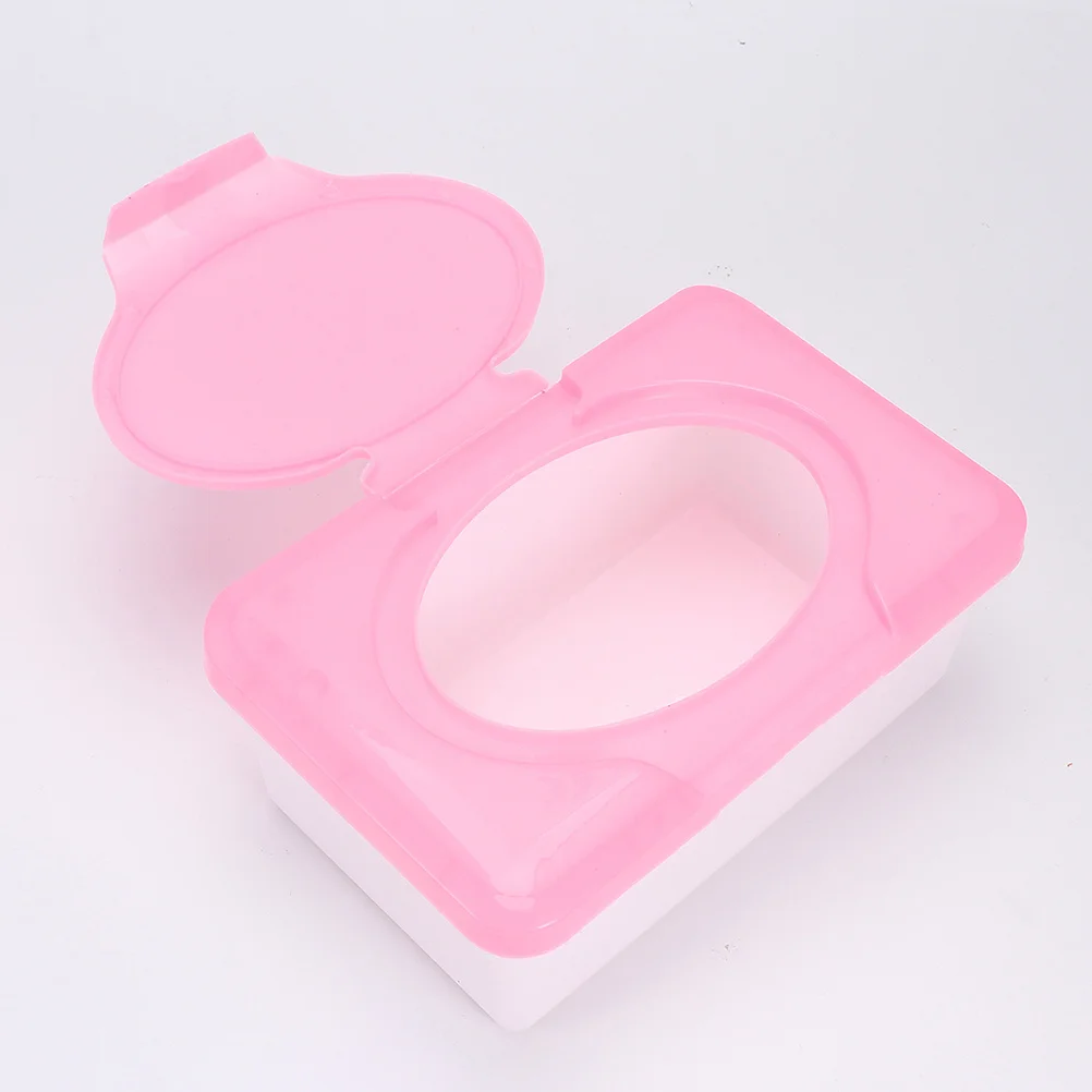 

2pcs Eco-Friendly Wet Tissue Box High-Quality Plastic Storage Container For Desktop Household Use Wet Tissue Organizer Case
