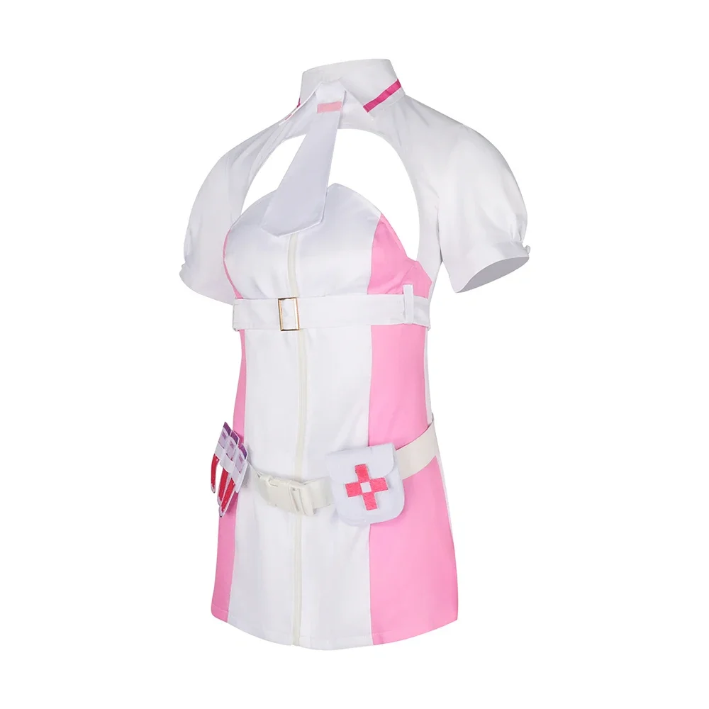 

New 2025 Anime Muse Dash Buro Cosplay Costume Adult Women Nurse Uniform Stage Dress Halloween Carnival Clothes