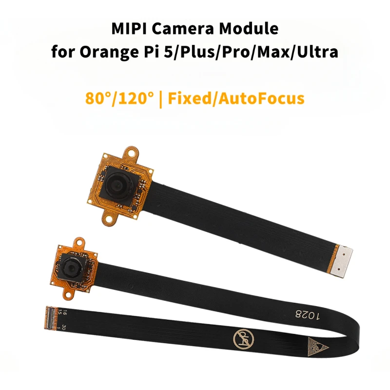 

13MP Camera Module OV13855 Sensor for Orange Pi 5/Plus/Pro/Max/Ultra RK3588 RK3588S Optional 80° 120° Fixed Auto Focus