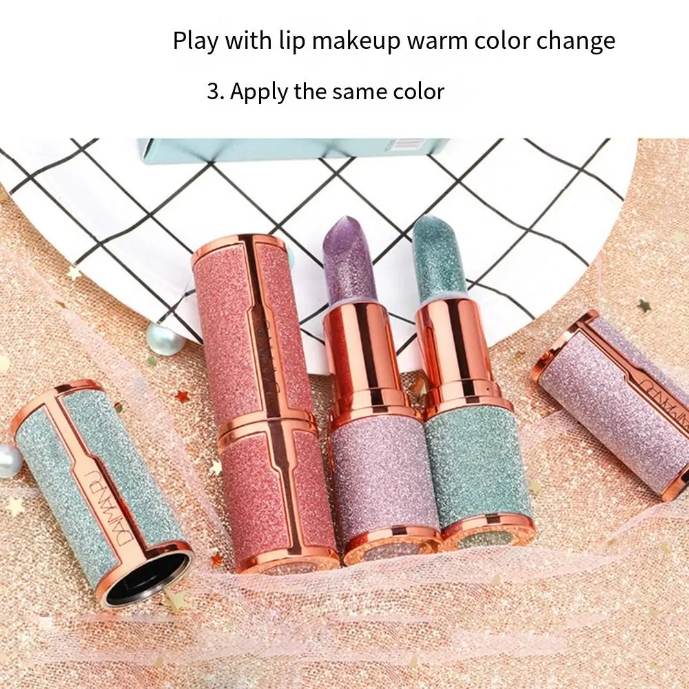 Waterproof Color Changing Lipstick Temperature Change Moisturizing Velvet Matte Lip Tint Anti-chapped Long Lasting