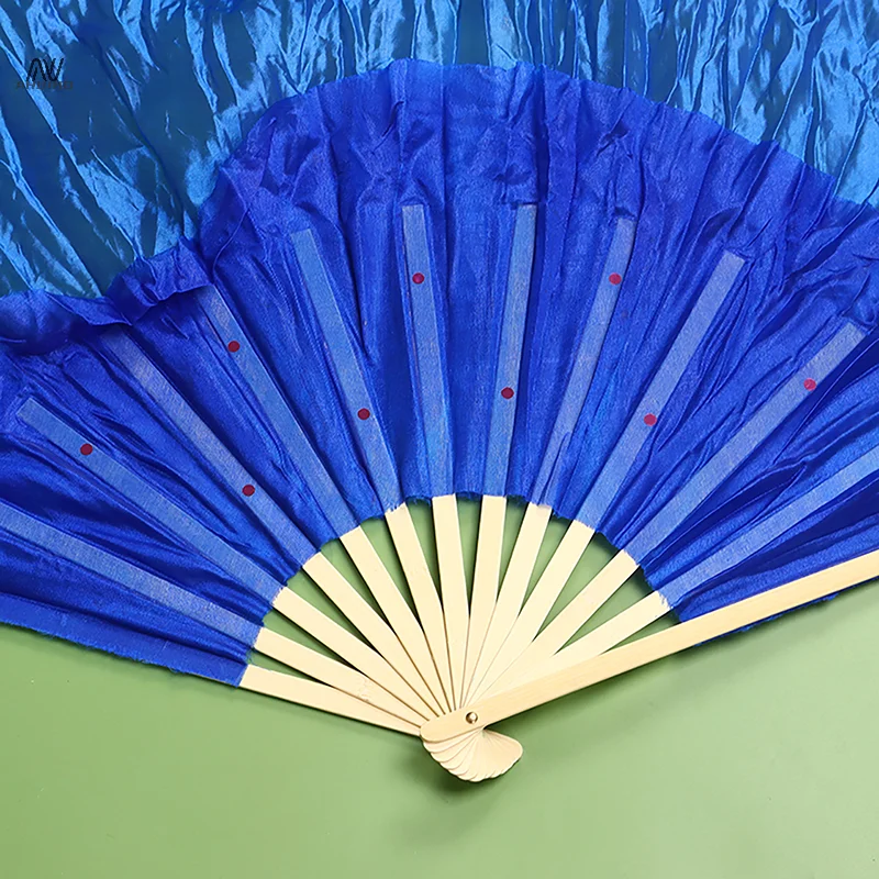 Right Hand 150cm Length Dancing Fan Hot Sell Ms.Belly Gradient Color Dancer Practice Long Imitation Dance Props Silk Fans