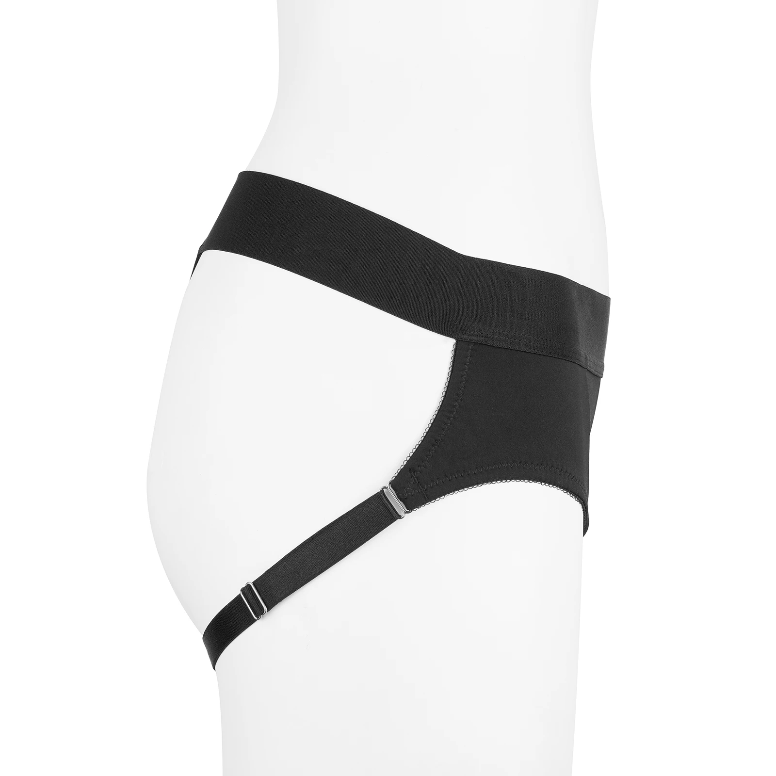 Nylon Spandex Stretchable Jock Strap Briefs Adjustable String G-String for Strap ons