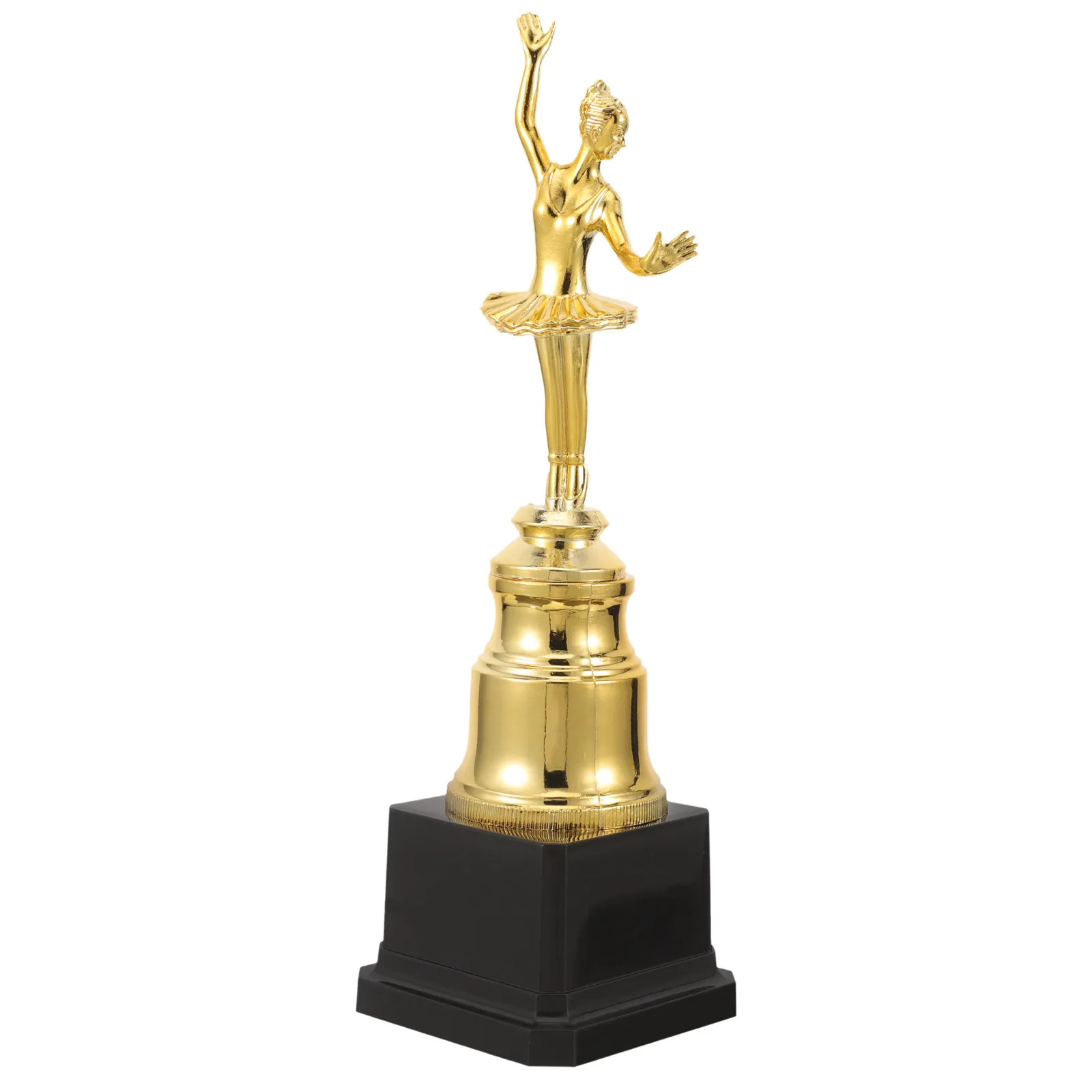 

Plastic Ballet Dance Trophy Elegant Dancing Ballet Award Cup for Dance Competitions Appreciation Gifts and Prize