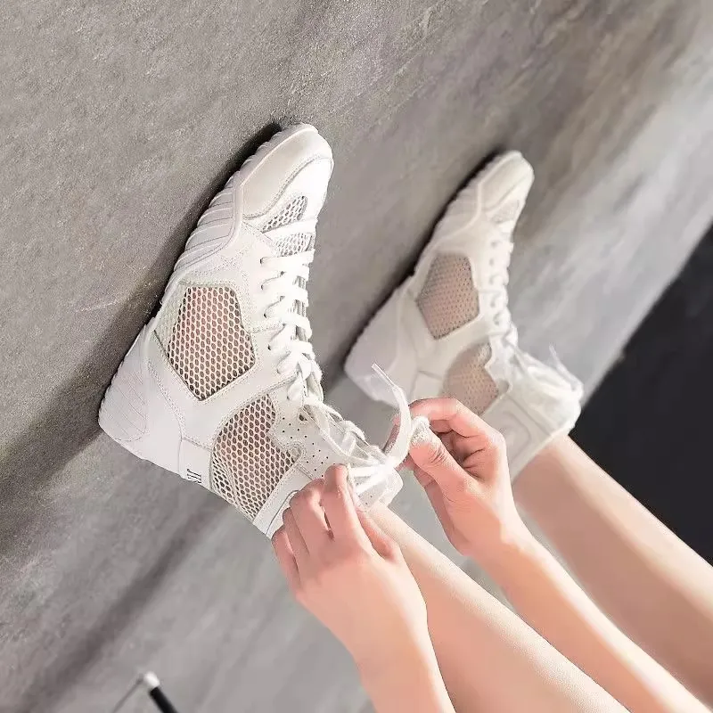 New Professional Wrestling Shoes Boxing Shoes Boxing Training Shoes Men's Women's Non-slip Wrestling Sneakers