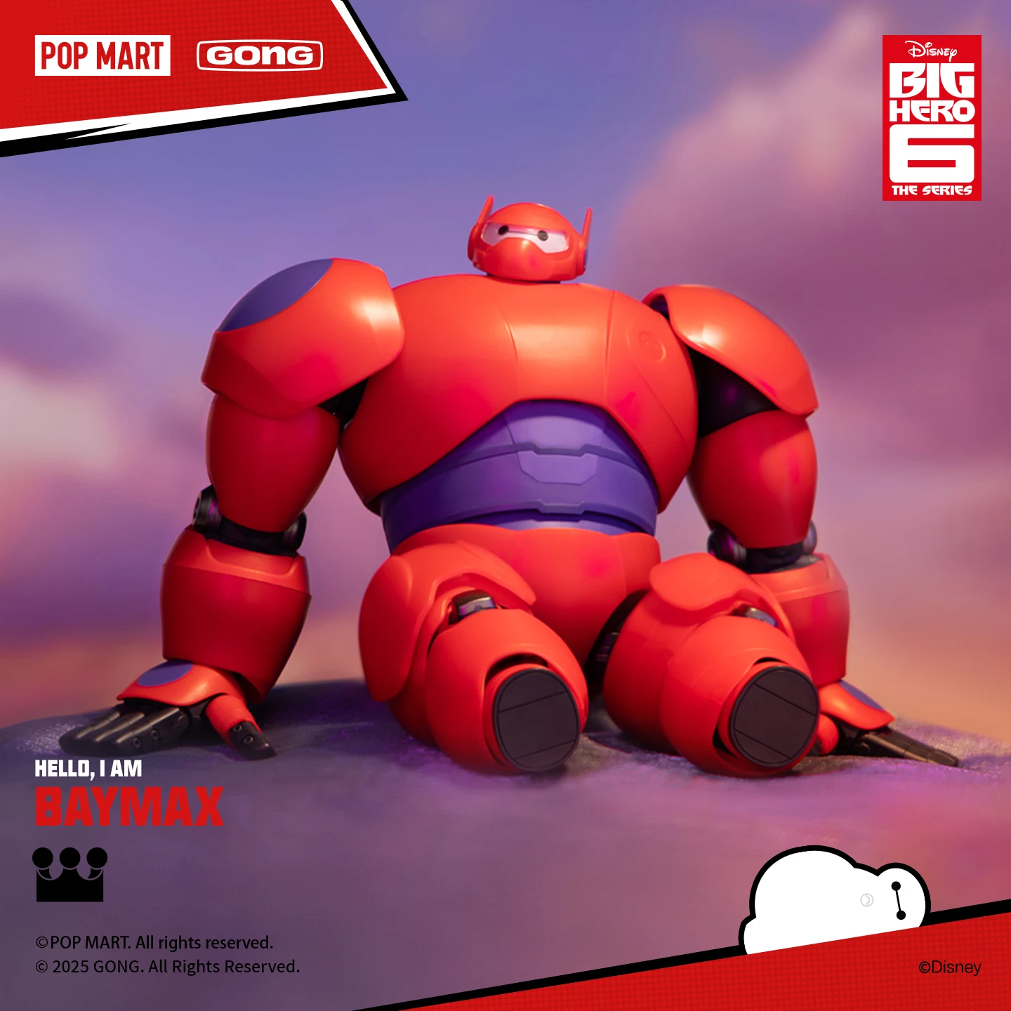 In Stock GONG Big Hero 6 Baymax assembly model 18CM Action Figures Toy Gift Collection