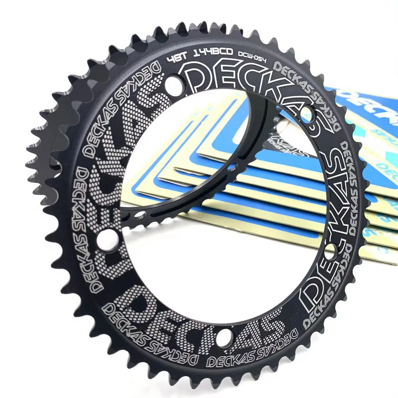 Deckas 144BCD Fixed Gear fixie Round Chain ring Track Bike 44T-58T Tooth 144 bcd special single speed gear wheel Chainwheel