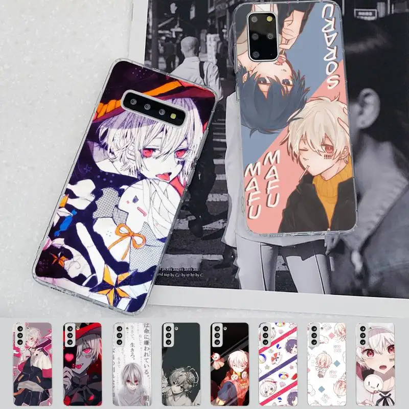 Anime mafumafu Phone Case for Samsung S21 A10 for Redmi Note 7 9 for Huawei P30Pro Honor 8X 10i cover