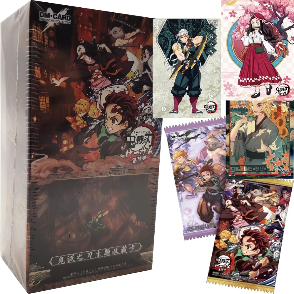 

Anime Demon Slayer Trend Collection Card Fans' Favorite Rengoku Kyoujurou Uzui Tengen Character Creative Cool Close-up Card Gift