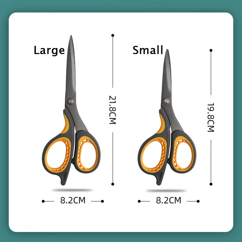 Rvs Anti Stok Schaar Briefpapier Mes Thuis Kantoor Schaar Papier Cutter Met Anti-Stick En Anti-Roest gecoat Shear