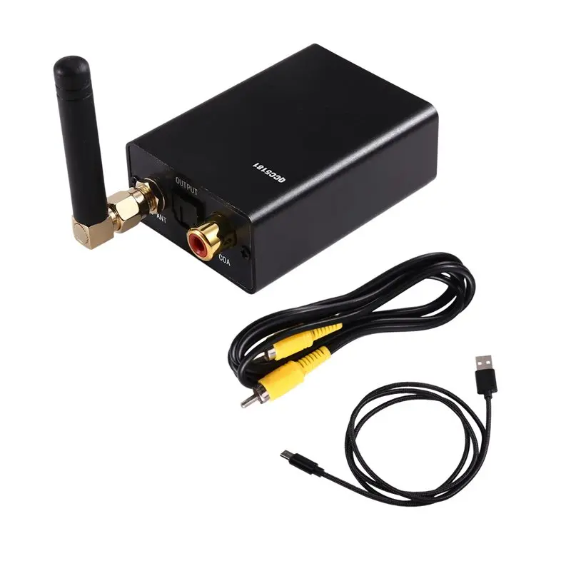

A37T-Lossless Audio Bluetooth 5.4 Receiver With QCC5181 Chips Optical/Coaxial/USB DAC For Home Car Audio LDAC Upgrade