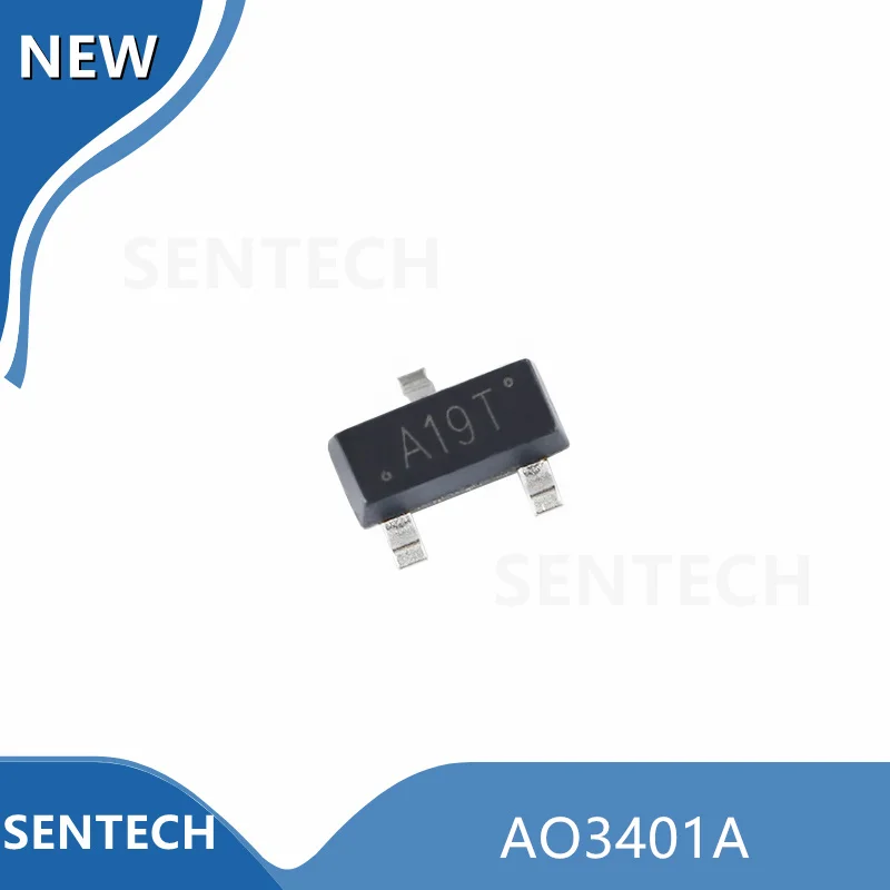 50PCS/LOT AO3401 3401 A19T AO3401A 3401 SOT23 SOT-23 SMD New and Original IC Chipset MOSFET MOSFT