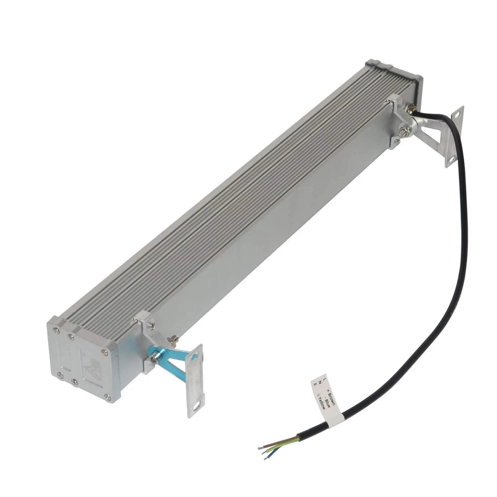 12W 50Cm Lampu Pencuci Dinding LED Lampu Sorot Bar Linear Lampu Lanskap Lampu Dinding Luar IP65 Tahan Air Murni/Putih Hangat