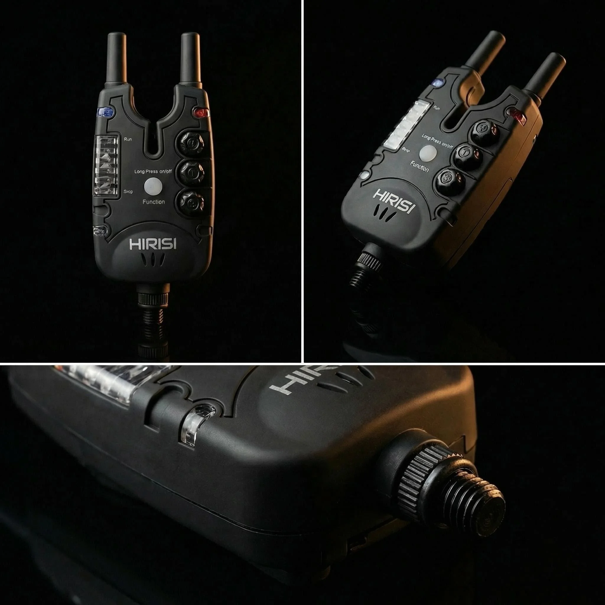 Hirisi B150 Karpfenangel-Bissanzeiger mit Lautstärke- und Tonempfindlichkeitsregelung LED-Bissanzeiger Angelzubehör – Detail 5