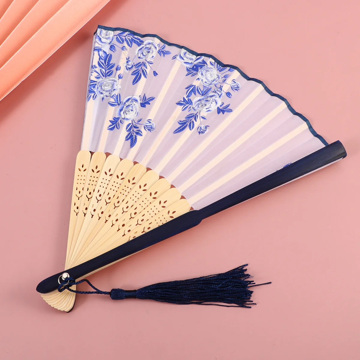 

Creative Chinese Style Dance Fan Classic Foldable Design for Home Decor Unique Ornament Gift Idea Photo Prop Accessory