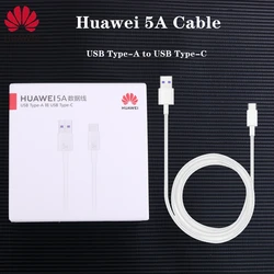 Original 1M Huawei SuperCharge 5A USB Type C Data Cable for Huawei P30 P40 pro plus Huawei Phone Mate 10 Mate 20 Mate 30 Cable
