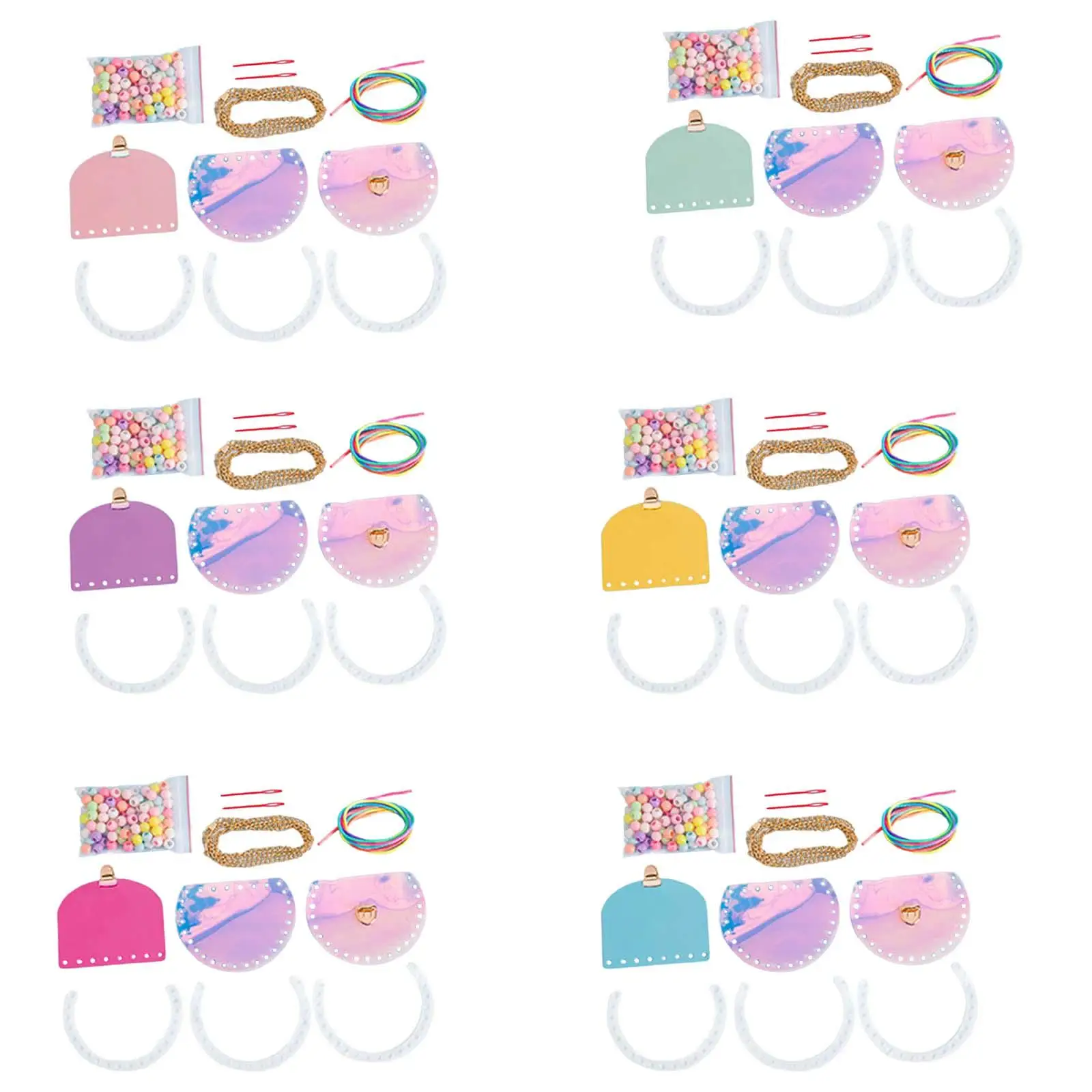 

DIY Children Handmade Shoulder Bag Making Set Portable Purse Making Supplies