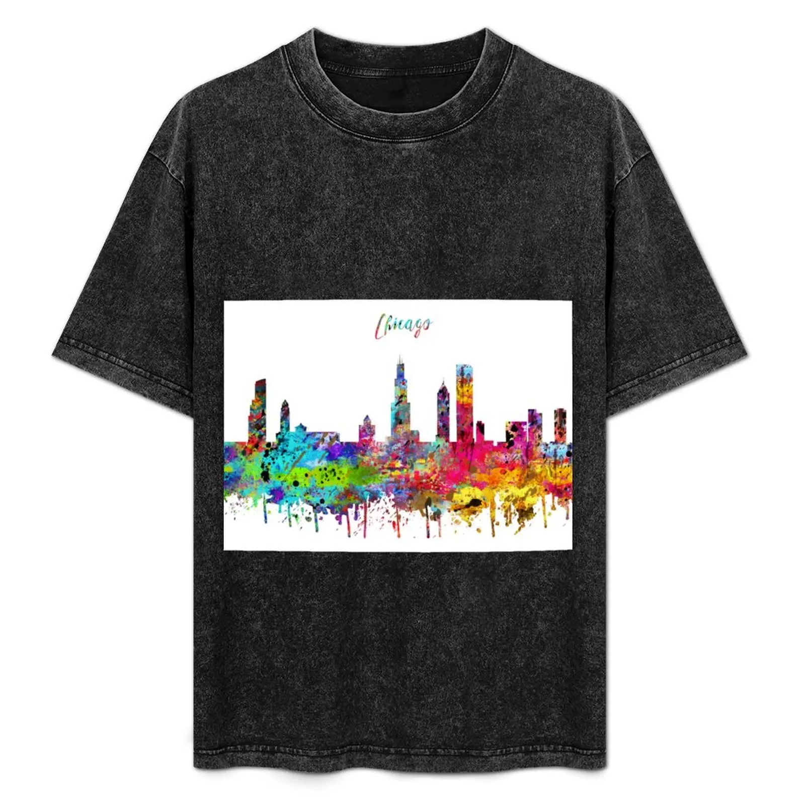 

Chicago, Chicago skyline, Chicago Illinois T-Shirt vintage anime shirt boys animal print tshirts for men