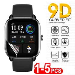 9D Curved Hydrogel Film for Amazfit GTS 4 3 2 Mini 2E Screen Protector for Amazfit Pace Verge Ares T-Rex Pro Protective Film